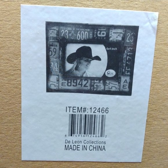 License plate 6x4 picture frame - Picture 2 of 8